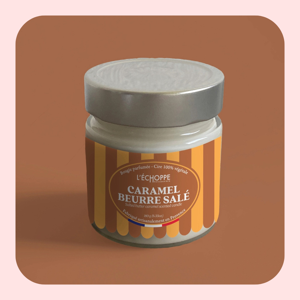 Sūrios karamelės kvapo žvakė | 180 g - Image 2